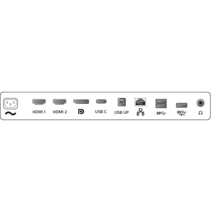 Монитор Philips 499P9H 48.8", черный