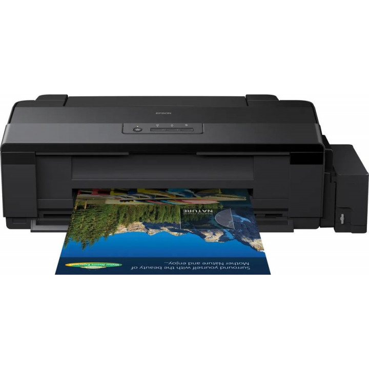 Принтер струйный Epson L1800 цветной, цвет черный