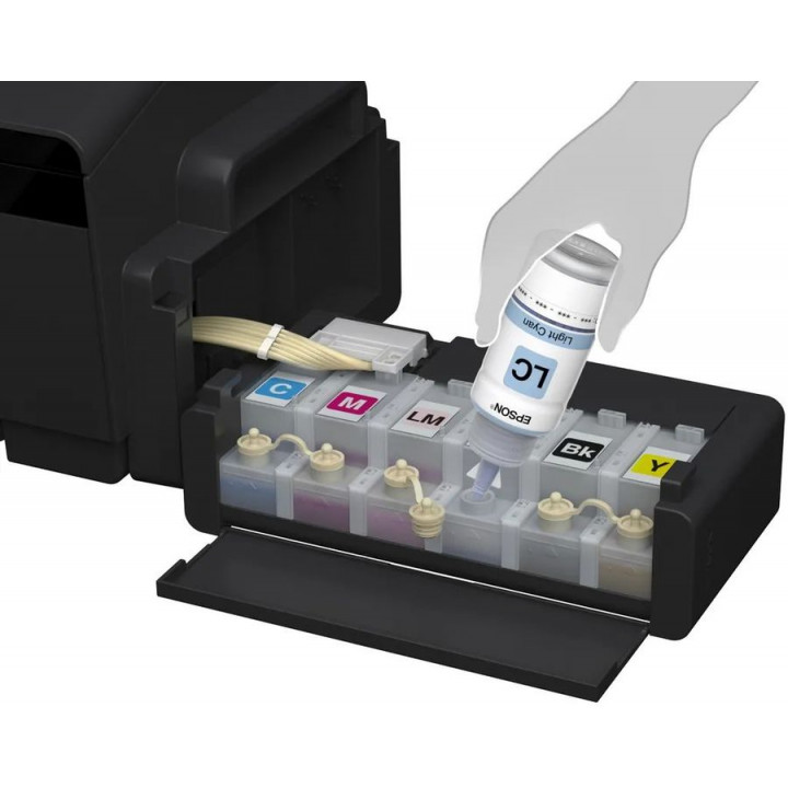 Принтер струйный Epson L1800 цветной, цвет черный